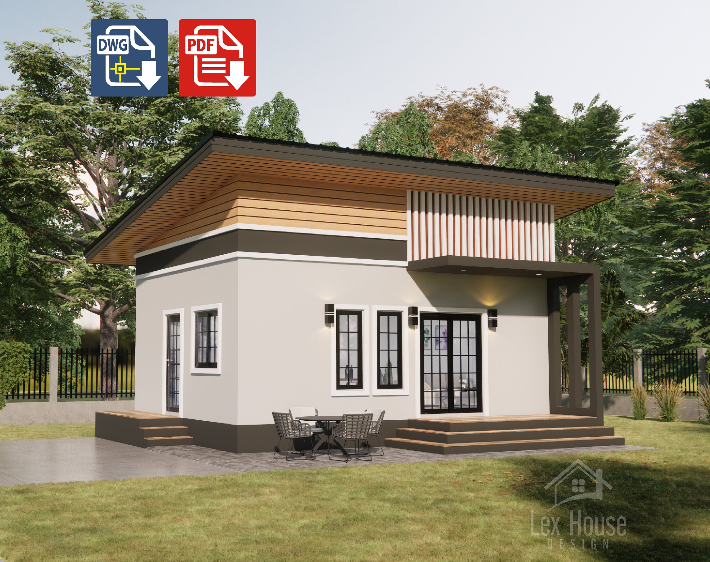Élévation De L'esthétique Architecture Moderne Rendue En 3d Pour Les
