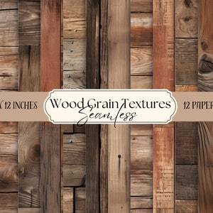 Carta digitale con texture di venature del legno, disegni in legno rustico, download istantaneo, scrapbooking