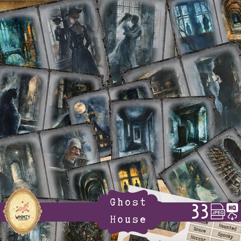 Scrapbook horror adventures or ghostly journaling projects,

Gift to horror lovers, gothic crafters, and Halloween enthusiasts, spooky, gothic, haunted, and horror-inspired journaling projects., ghost house junkjournal kit, halloween printable ephemera, haunted horror junkjournal, creepy gothic junk journal, spooky DIY junk journal, haunted house scrapbooking kit, ghostly junk journal printables, gothic DIY folio, halloween junk journal inserts,