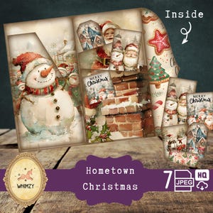 Kit de mini-journal indésirable à trois volets pour l'hiver, bricolage confortable, kit de mini-journal indésirable à faire soi-même