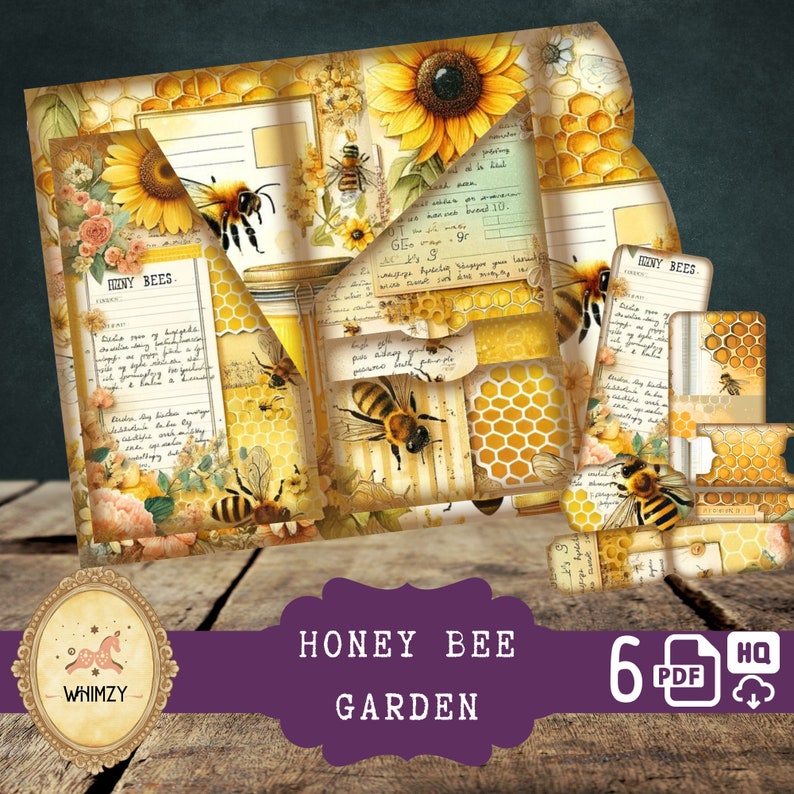 Junk journal folios & inserts,

Bee-themed scrapbooks,

Cottagecore nature journals,

Handmade paper craft projects,
honey bee trifold folio,

bee junk journal kit,

vintage bee printable folio,

bee folder pocket insert,

bee ephemera pack printable,

digital bee junk journal kit,

bee scrapbook folio template,

bee themed junk journal supplies,

vintage bee mini album kit,

bee folio junk journal insert,