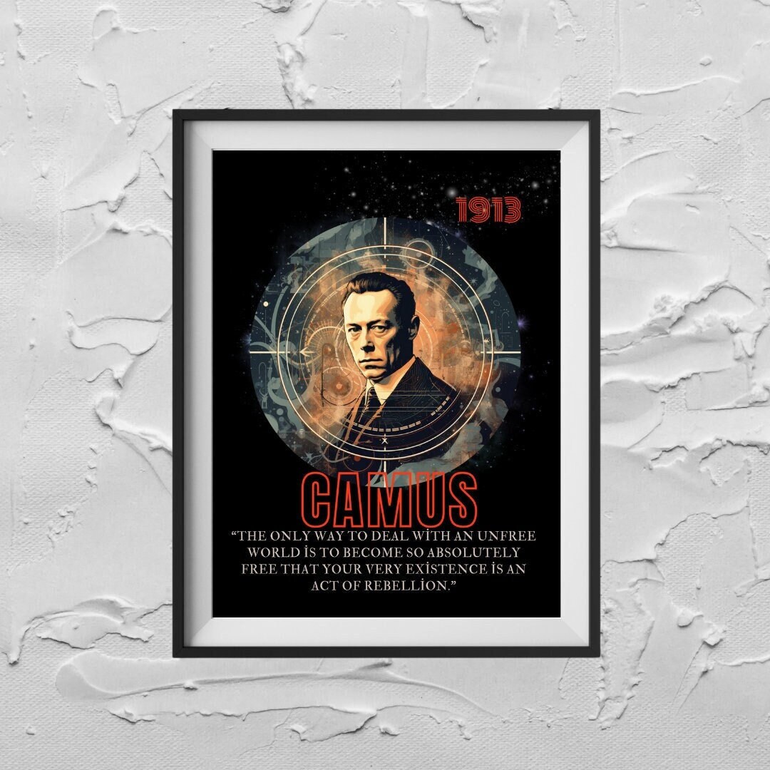 Albert Camus Quote Poster I Digital Product Printable Art - Etsy