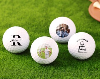 Balles de golf personnalisées - Balles de golf personnalisées, Balle de golf avec visage, Balle de golf avec logo, Cadeau de golf, Cadeau pour papa, Cadeau de mariage de golf, Fête des pères de golf