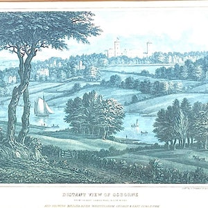 G.BRANNON - 1849 - ORIGINAL Hand coloured engraving print