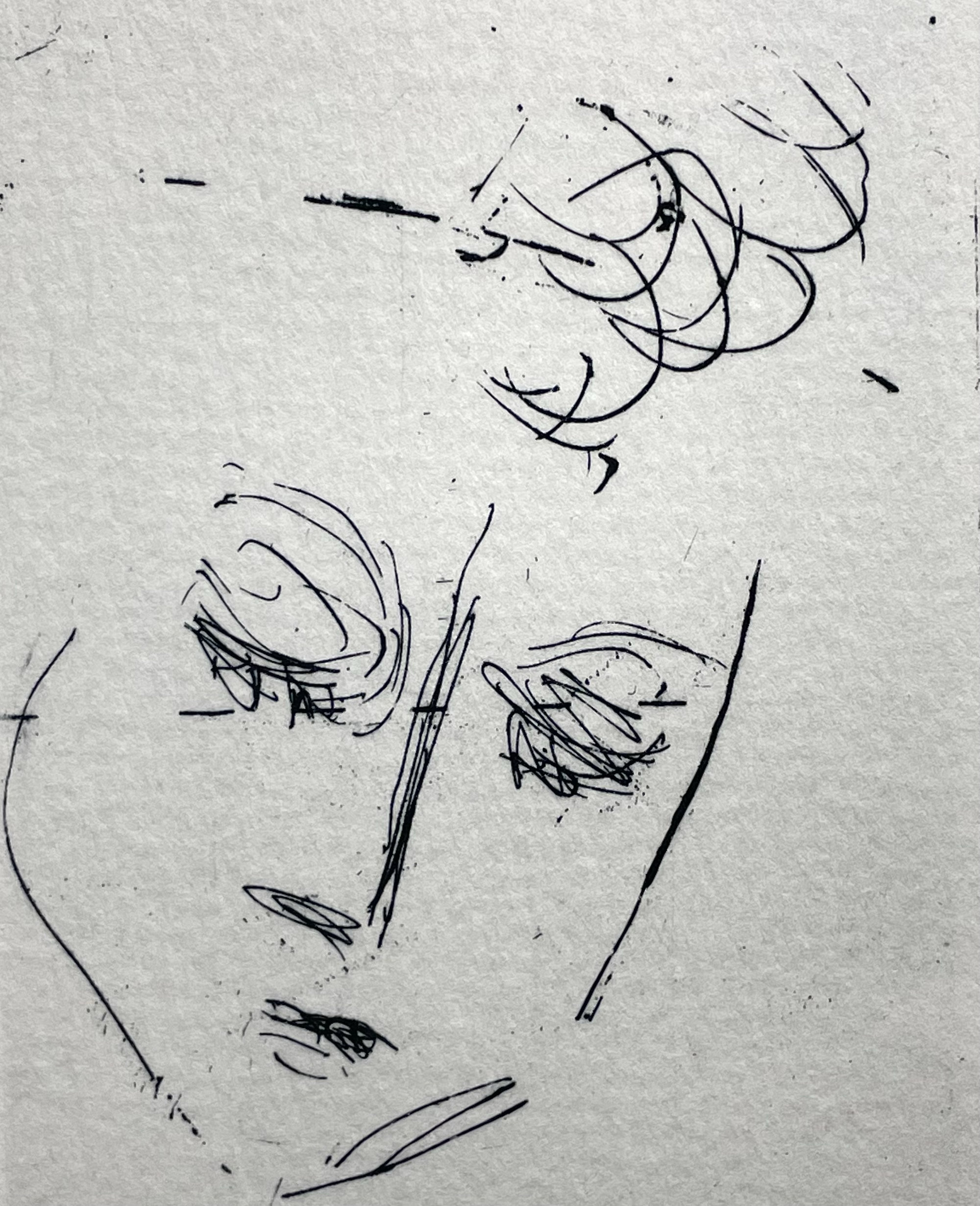 DAVID RANKIN (1946 - ) LILY Limited Edition Etching On Paper  1986 Artist Proof  Highly collectable fine Australian art