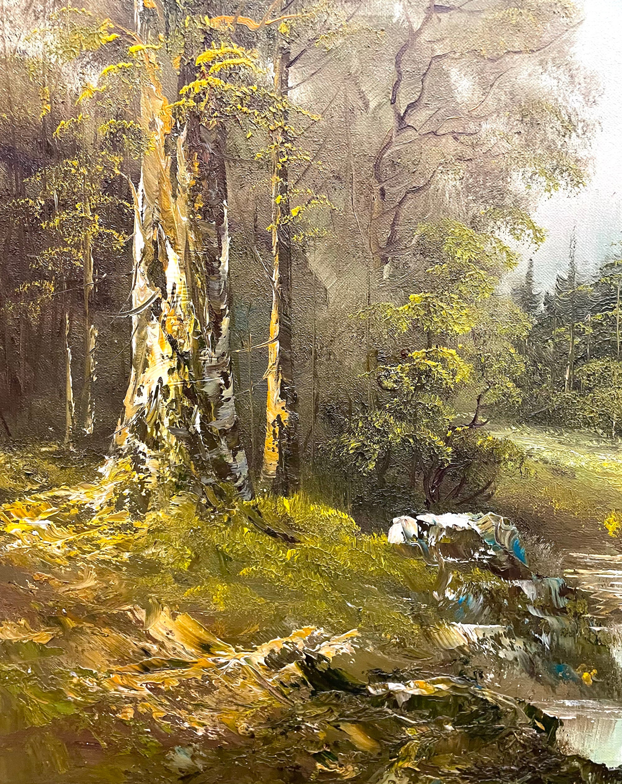 GORDON WHITMAN (1949-2006 ) Original Oil on Canvas- Rare Large