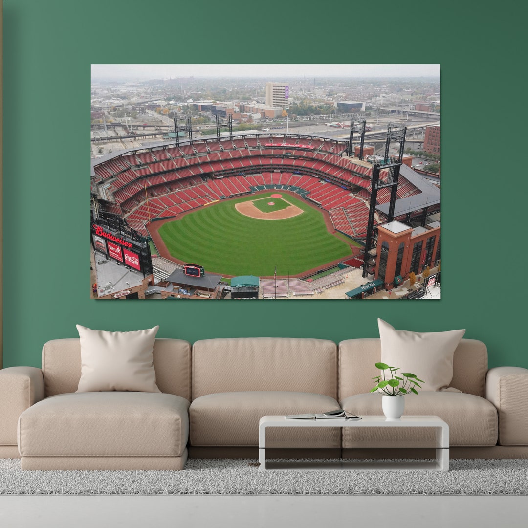 Busch Stadium Baseball Park, Stadium Canvas, Busch Stadium Decor ...