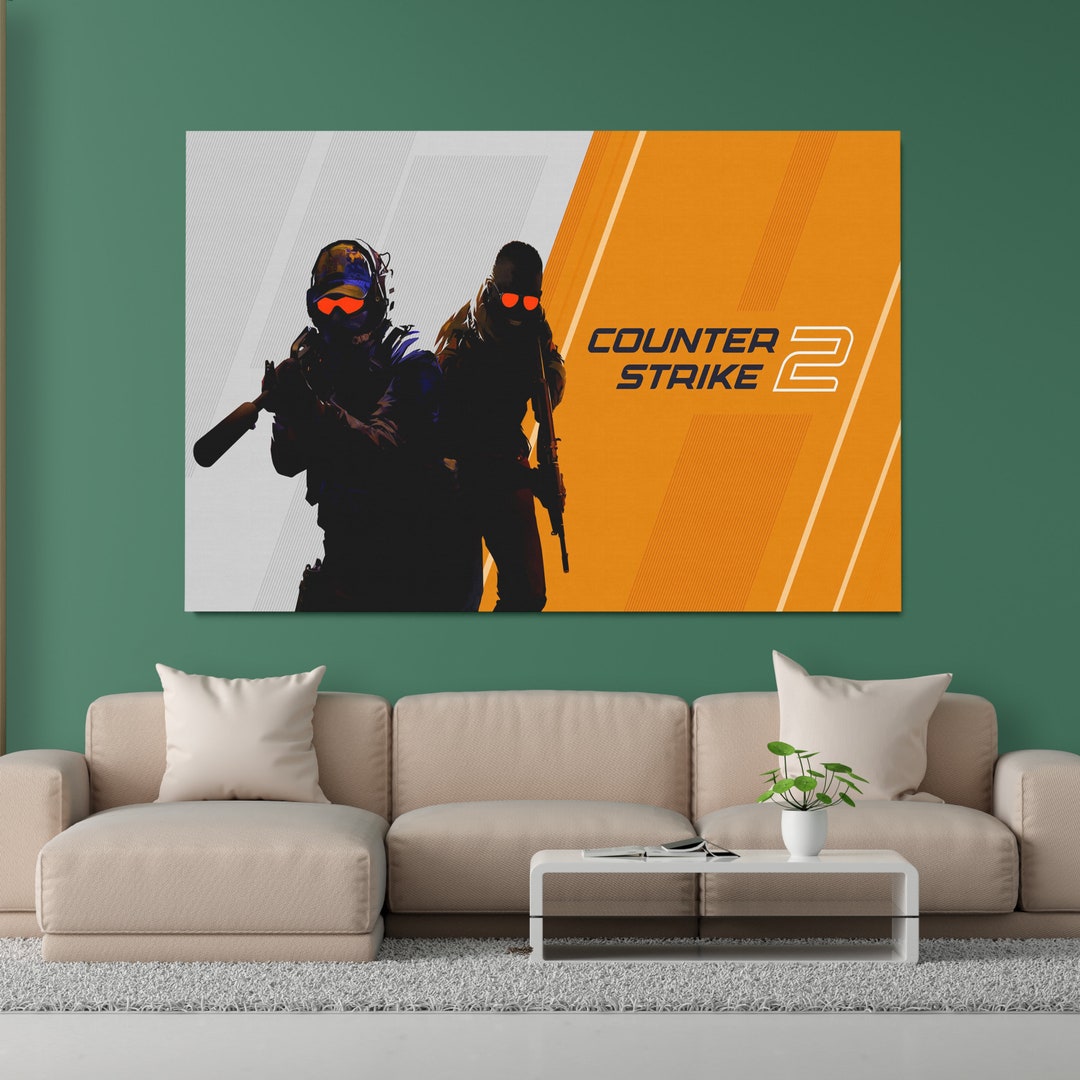 CS2 Canvas, Counter Strike 2 Art, Source 2 Canvas, CSGO Art, Video Game