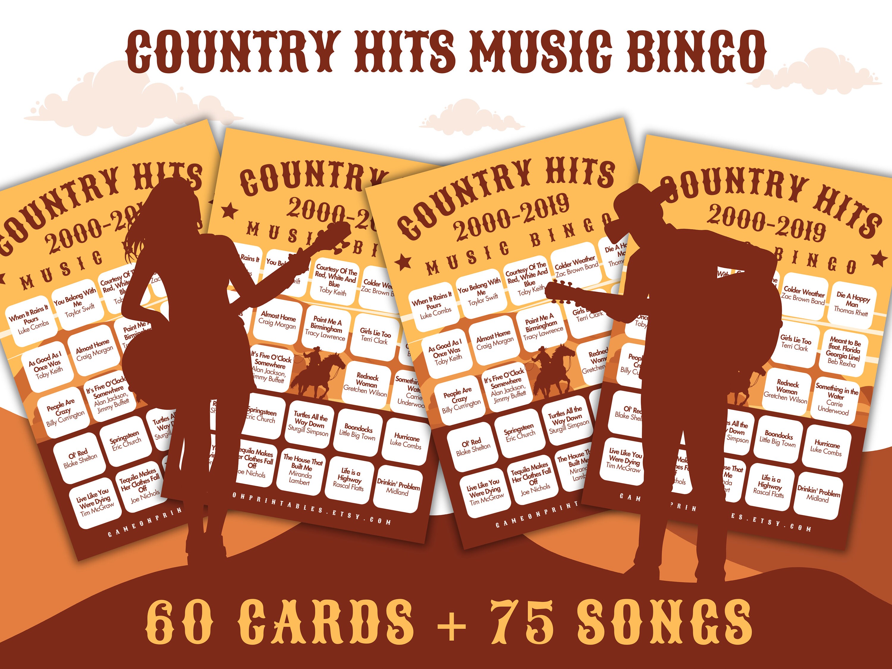 Country Vibes Country Music Playlist 2019 Country Music Gifts 60+ - Main Image