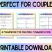 Yearly Relationship Review Couples Check in Year in Review Marriage ...