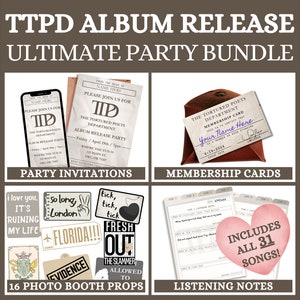 TTPD - Tortured Poets Dept. album release party bundle