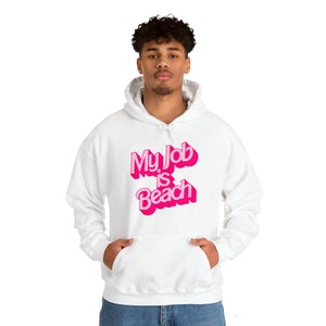 My Job Is Beach Unisex Heavy Blend™ Hooded Sweatshirt