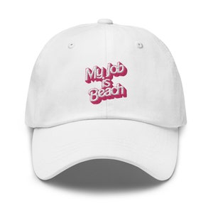 Mi trabajo es sombrero de papá de playa