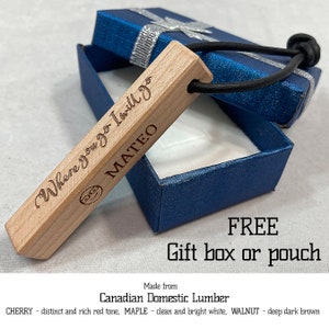 Porte-clés en bois personnalisé gravé pour voiture, maison, anniversaire, bureau. Cadeau pour maman, papa, grand-père, grand-mère, femme et mari et amis.