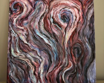 Handmade picture on canvas 40x40cm