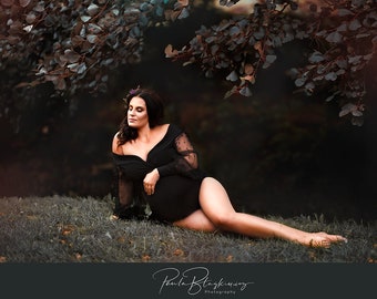 Maternity, glamour bodysuit for womens photo sessions, photo props
