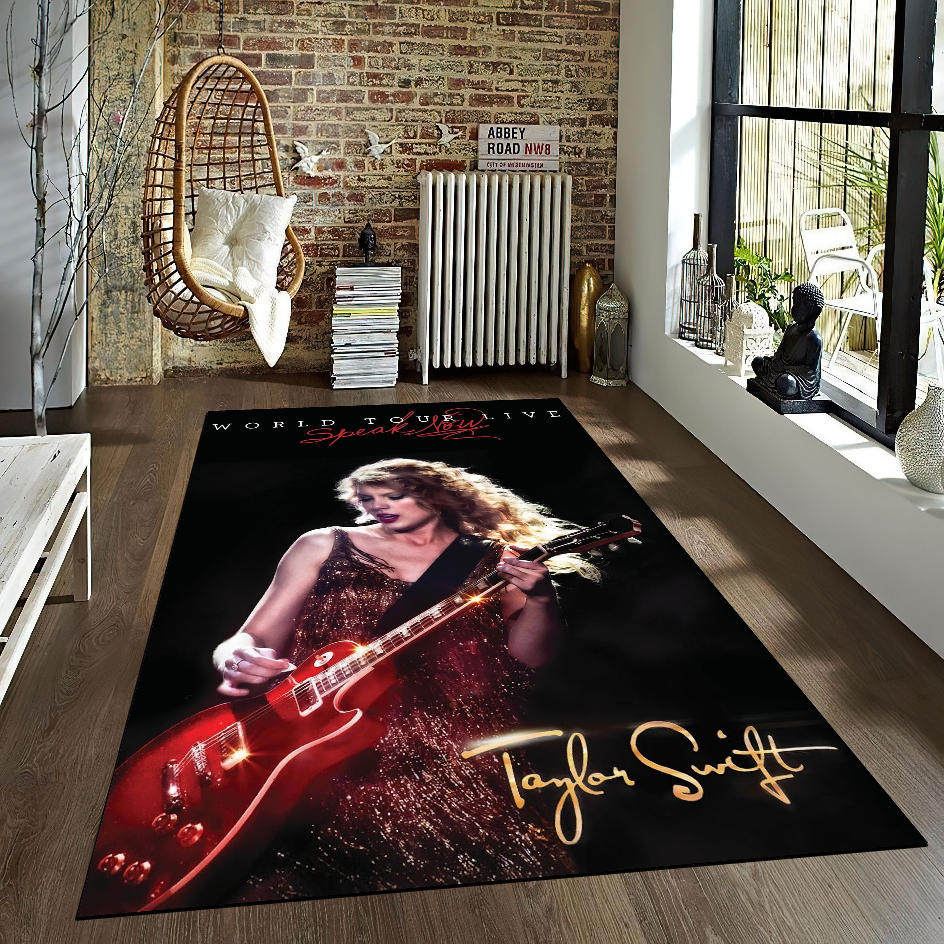 Discover Taylor World Tour Live Rug, Famous Singer Rug, Living Room Rugs, Cool Rug, Area Floor Rug, Gft For Him Her, Office Carpet, Home Decor