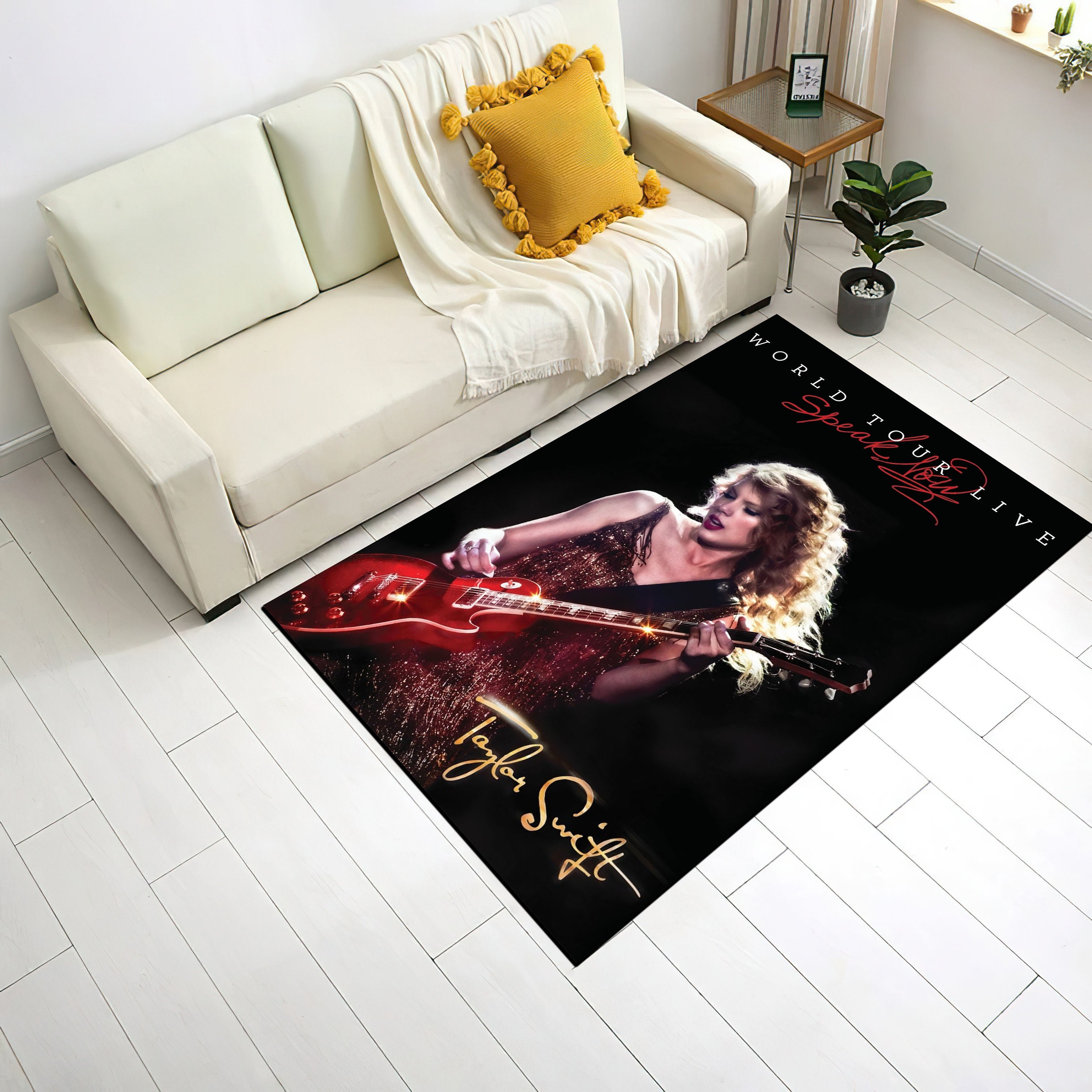 Discover Taylor World Tour Live Rug, Famous Singer Rug, Living Room Rugs, Cool Rug, Area Floor Rug, Gft For Him Her, Office Carpet, Home Decor