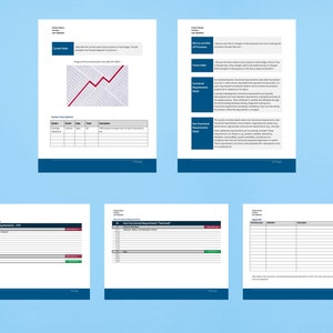 Functional Requirements Report Template - Project Management - Etsy