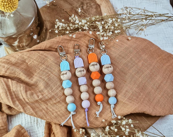 Backpack or schoolbag charm, schoolchild 2024, schoolchild, first day of school, back-to-school gift, start of school, rainbow