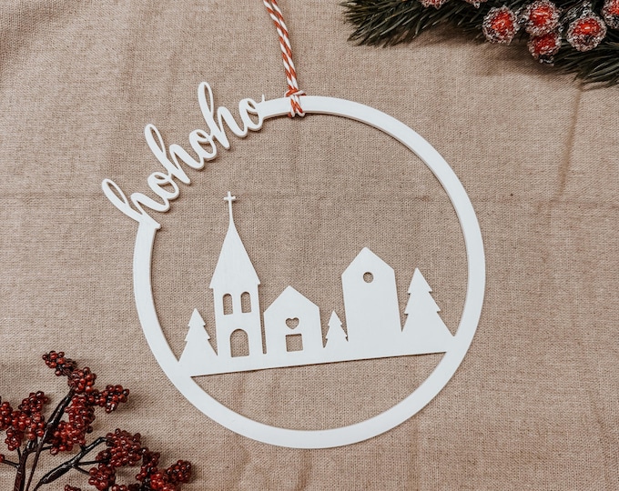 3D Druck Weihnachtskranz „Ho Ho Ho“