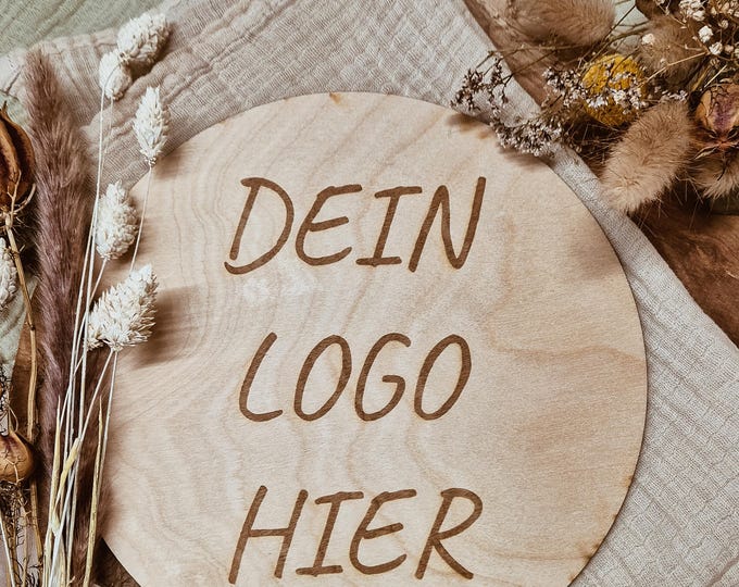 Custom wooden sign – your logo or text | Perfect for branding & decoration