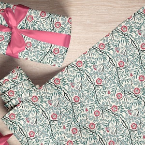 Carta da regalo con motivo Sweet Briar - Morris & Co. Arts and Crafts Movement Floral Design con rose - Versatile carta da regalo per tutte le occasioni