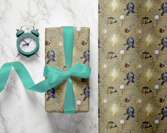 Sherlock Holmes-cadeaupapier – detectivecadeauverpakking voor boekenliefhebbers en mysteriefans
