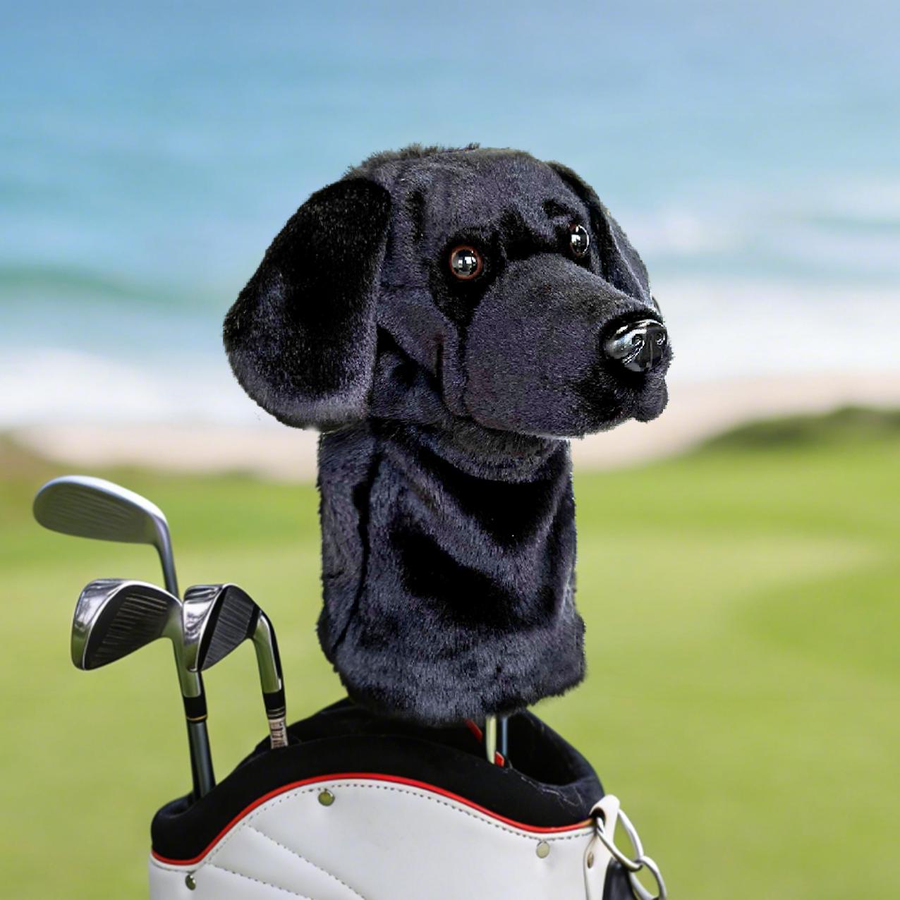 Ready-made Black Labrador Dog Golf Driver Cover | Ready-made Dog 