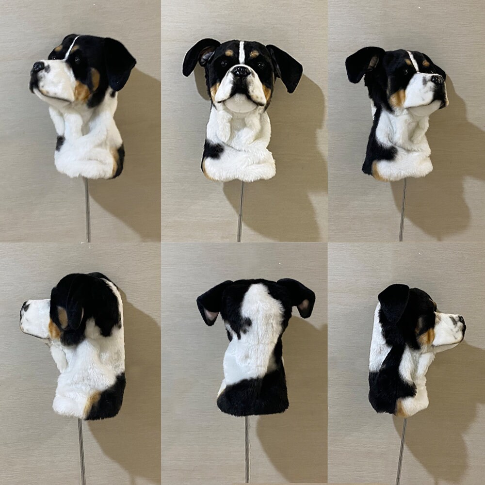 Customize Golf Club Headcover With Lifelike Dog Head Personalized Dog Replica Golf Club Driver