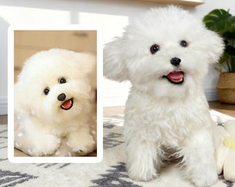 Custom Dog Plushie Clone | Life Size Dog Plushie | Personalize Dog Toy | Pet Clone