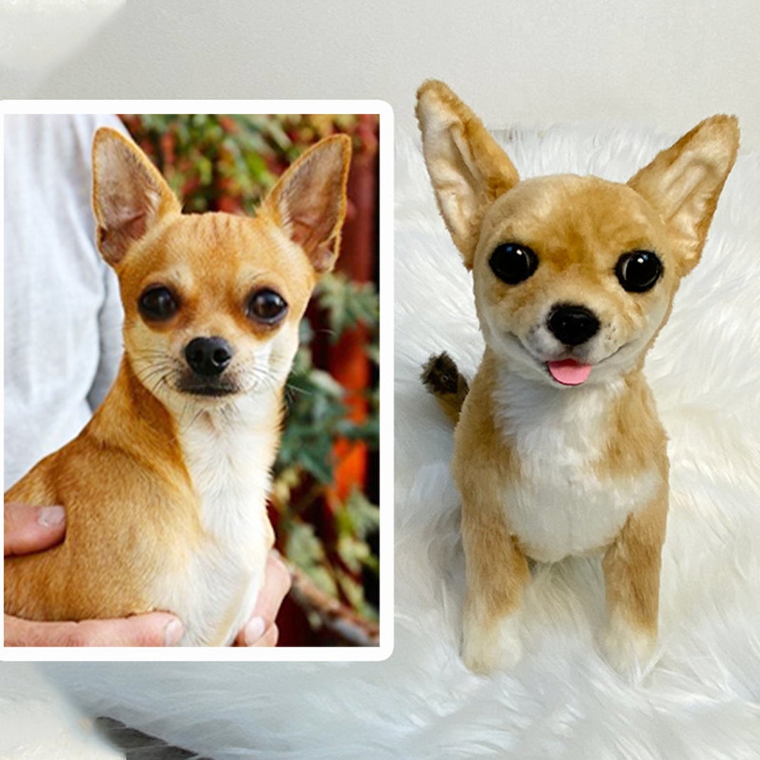 Personalized Realistic Stuffed Animal Replica Of Your Pet Custom Pet ...