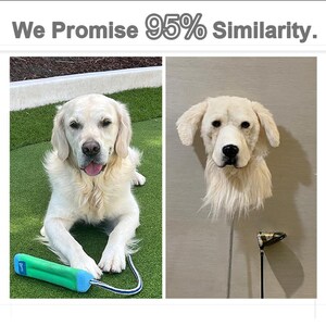 Custom Dog Golf Head Cover Dog Replica Golf Driver Cover Dog Head Golf ...