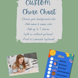 Custom Chore Chart