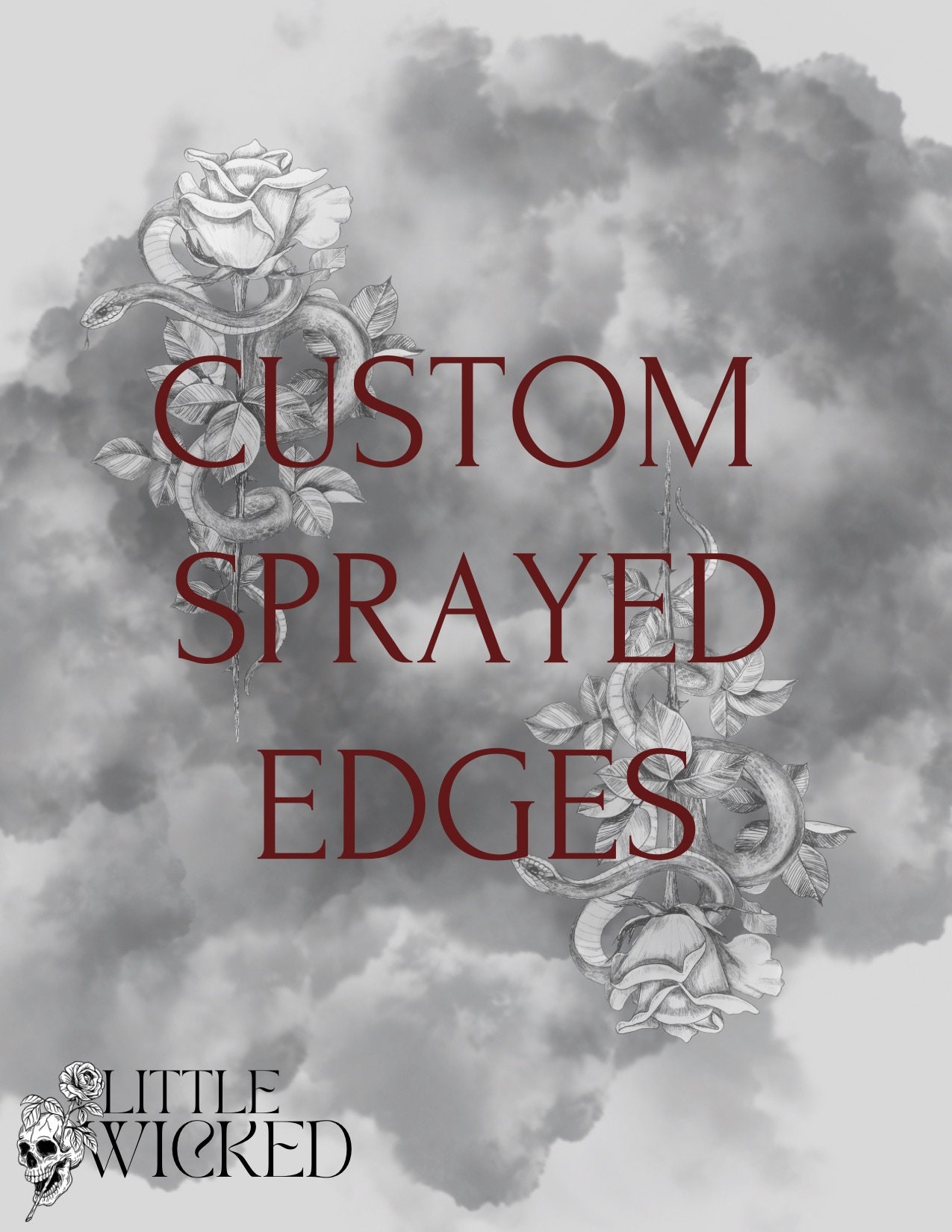 Iron Flame Sprayed Edges Custom Made Sprayed Edge Other Books Available 