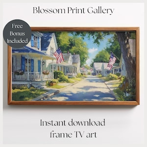American Flag TV Art: Patriotic Samsung Frame TV Decor (Digital Download)
