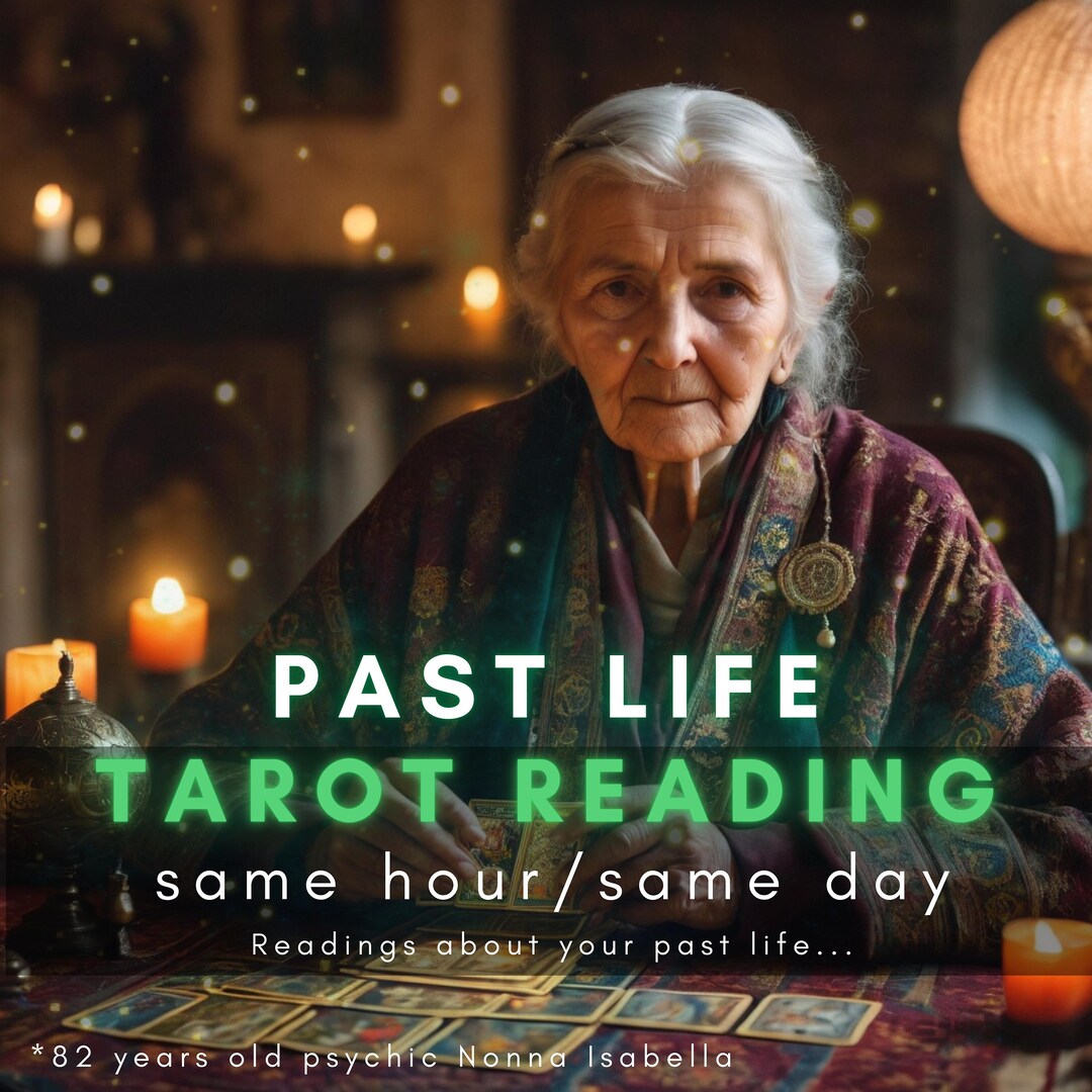Past Life Reading Same Hour Tarot Cards Reading Psychic Etsy Canada