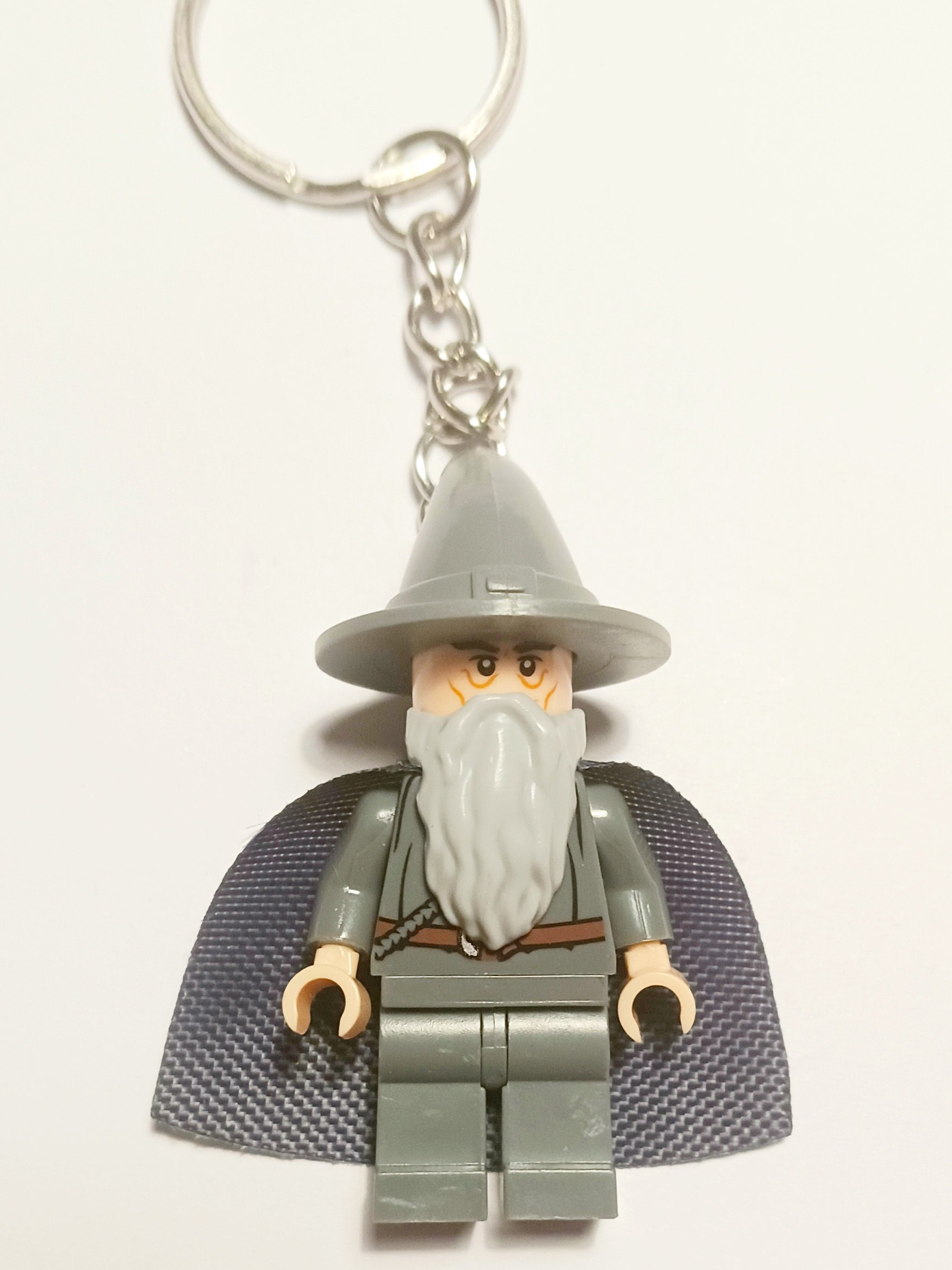Gandalf the Grey Minifigure Keychain Etsy