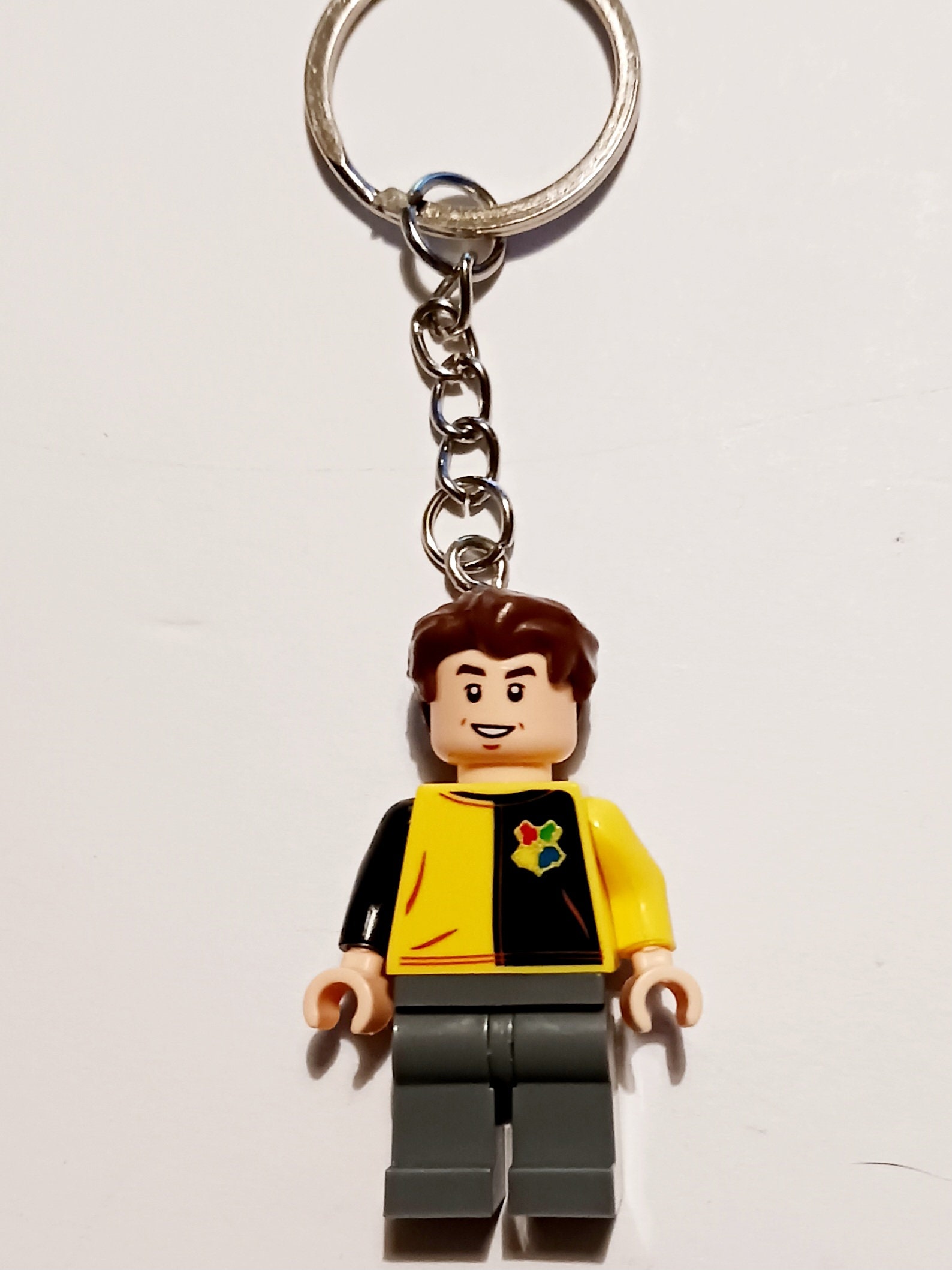 Cedric Diggory Hufflepuff Minifigure Keyring