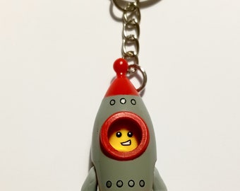 Rocket Boy Minifigure Keyring