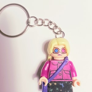 Luna Lovegood Minifigur Schlüsselanhänger/Ohrring