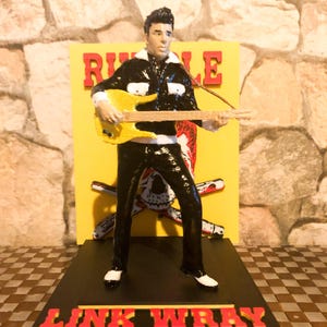 Link Wray ( deluxe) - Handmade Spinning Adapter or as Deco