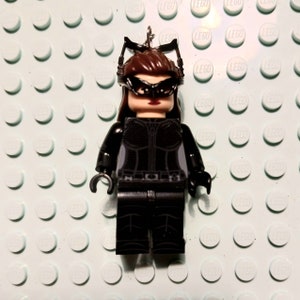 Catwoman minifigure Keychain/ Earring