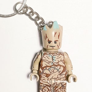 Baby Groot (Guardians of Galaxy) Minifigure Keyring