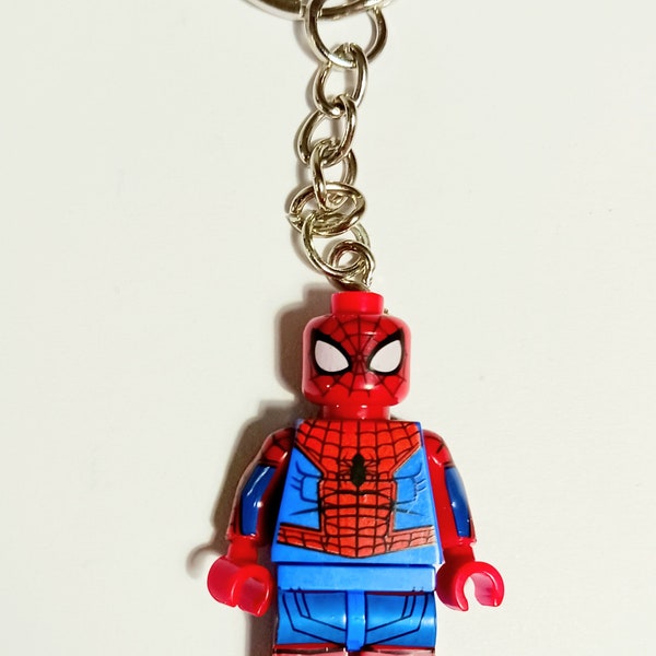 Spiderman Minifigure Keyring