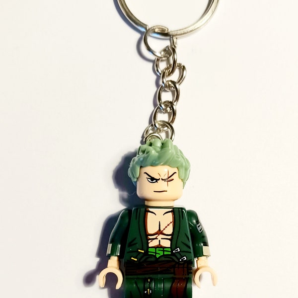 Roronoa Zoro Minifigure Keychain