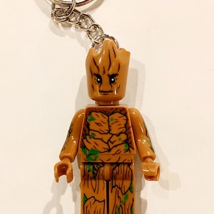 Groot (Guardians of Galaxy) Minifigure Keyring
