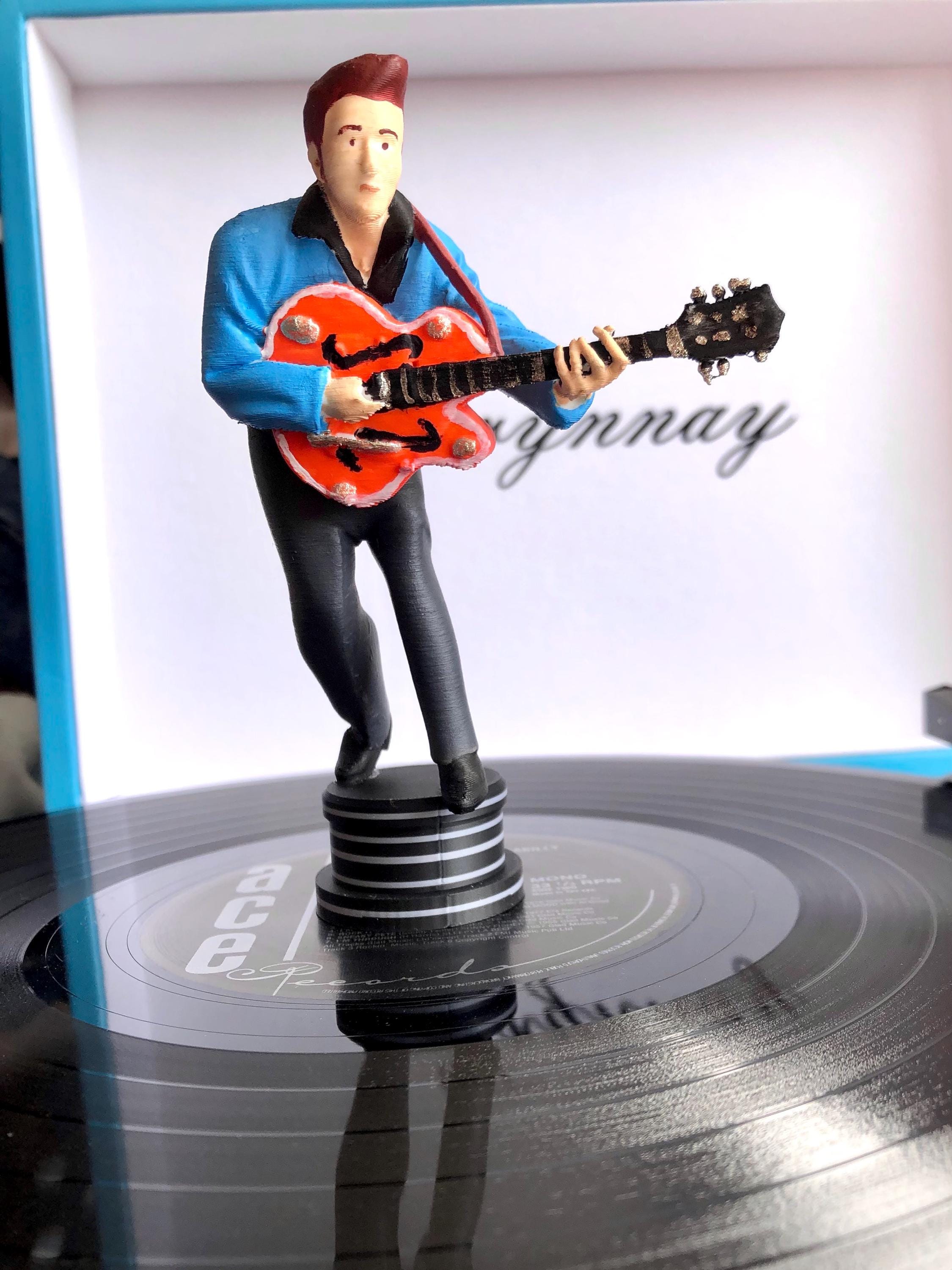 Rockabilly Rebel 45 Rpm adapter or for decoration