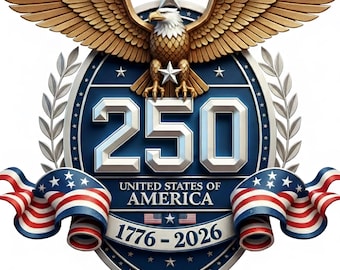 USA 250th Anniversary PNG, 4th of July Png, USA shirt, America 250 years Png, 1776 - 2026, Semiquincentennial