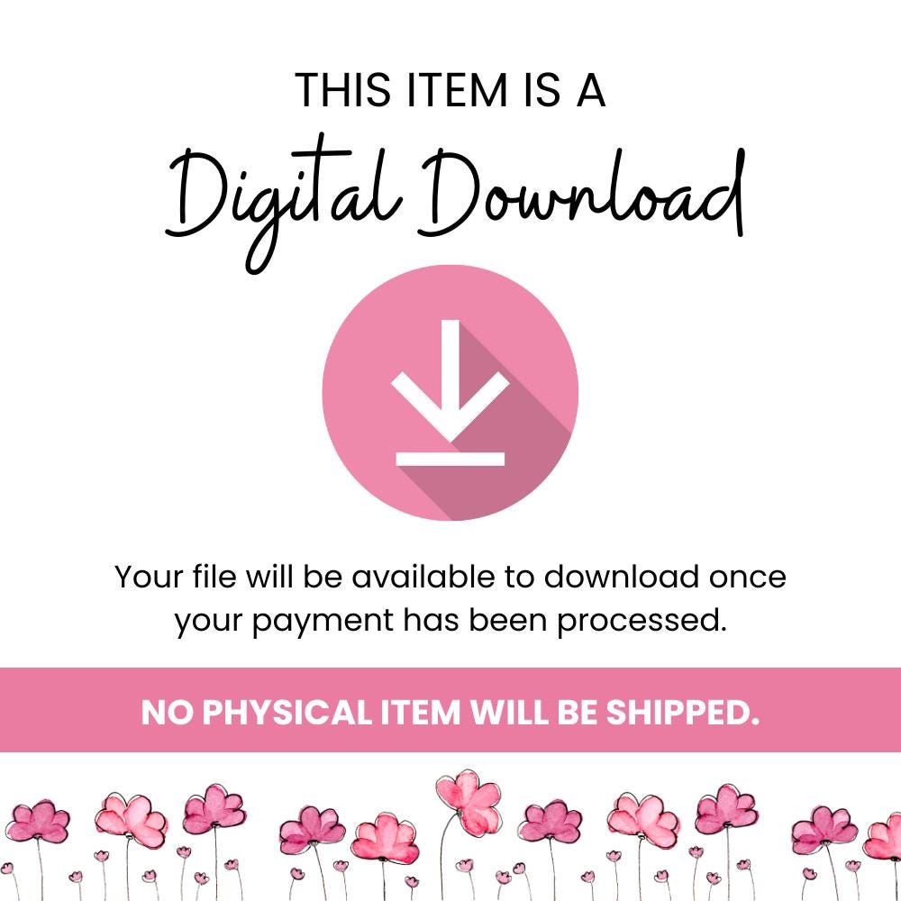 Pink Thankyou for Your Order Card, Printable Customer Thank You Card ...